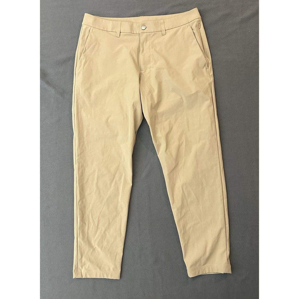 Lululemon ABC Slim Fit 5 Pocket Pants Mens 34x27 Warpstreme Golf LM5AQYS